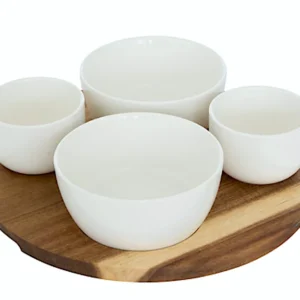 Elegance Set Aperitivo 4 Ciotole Con Supporto 207291
