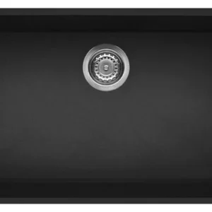 ELLECI Kitchen 2025 LGQ13040BSO | LAV. QUADRA 130 76x44 1V NERO 40 SOTTOTOP