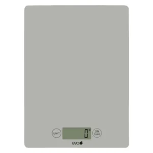 EVA Bilancia da cucina digitale vetro, argento, 5 kg