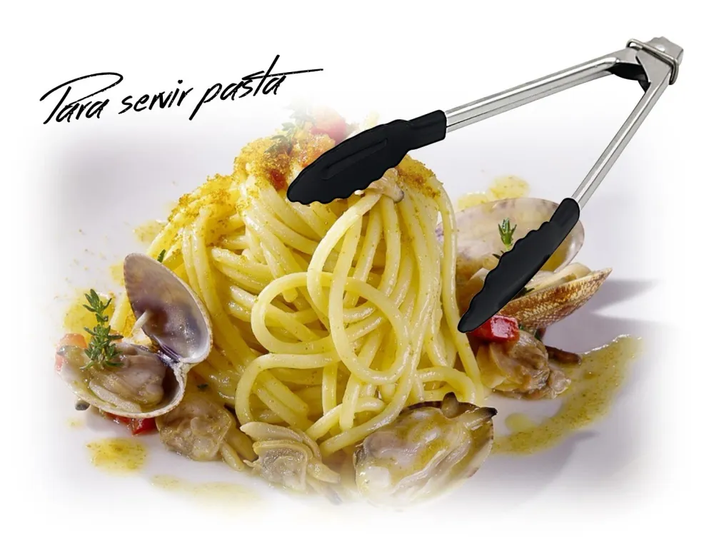 Fackelmann Pinze Multiuso da Cucina, Acciaio e Nylon