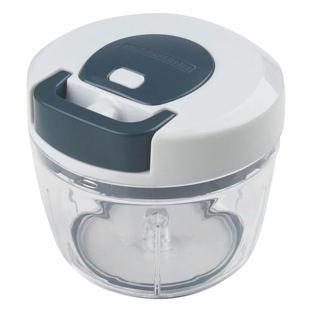 Fackelmann Tritatutto Multifunzione, Linea Easy Prepare, Ideale per tritare cipolle, Noci, Erbe aromatiche, e Altro ø14,5x...