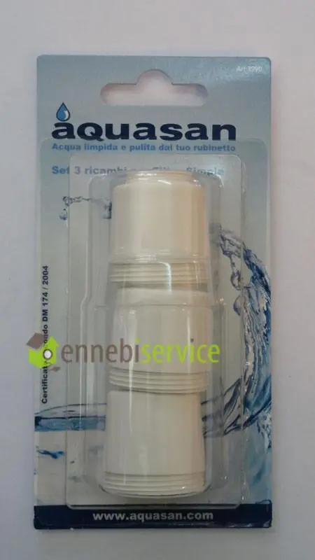 Filtro cartuccia di ricambio per Aquasan modello"simple" conf.3pz