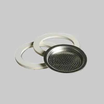 FILTRO E GUARNIZIONI PER CAFFETTIERA 6 tazze. Prezzo per Pezzo.
