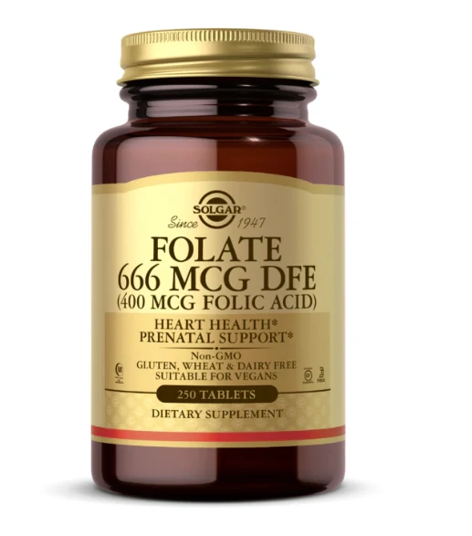 Folat 666 mcg DFE (400 mcg Acido Folico) (250 compresse).