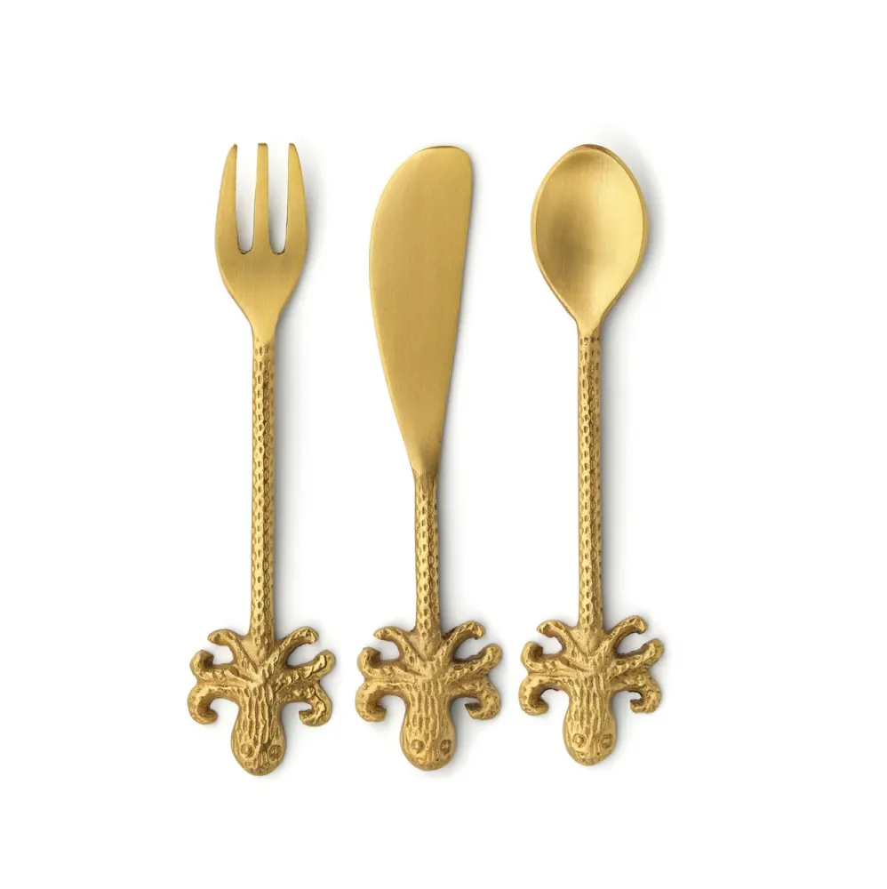 La Forchetta Octopus - Oro - S