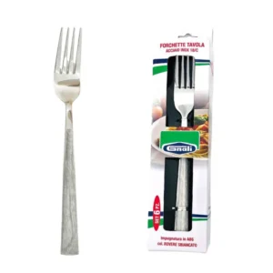 Forchetta tavola manico rovere sbiancato set da 6 forchette