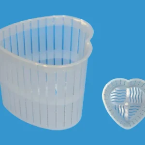 Forma Per Formaggio E Ricotta Cuore Ãe? Cm. 6X6,5X5 H Capacitãe Gr. 80 500.00 Pz