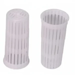 Formina Fuscella Per Ricotta Gr.50- - Ø Superiore Cm.3,5 - Ø Inferiore Cm.3X8,5H. - 25 Pezzi
