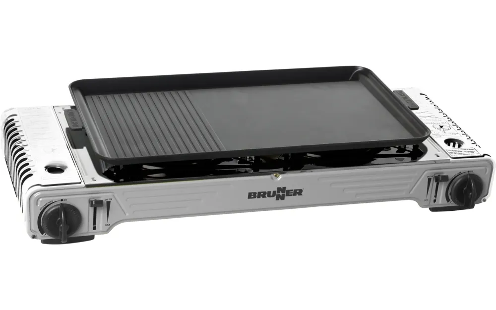 Fornello Devil Double Grill (grigio)