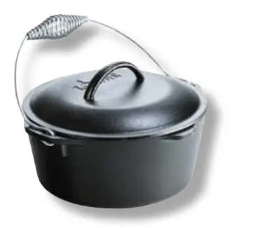 Forno olandese 4.7 lt con maniglia Lodge&Seasoned