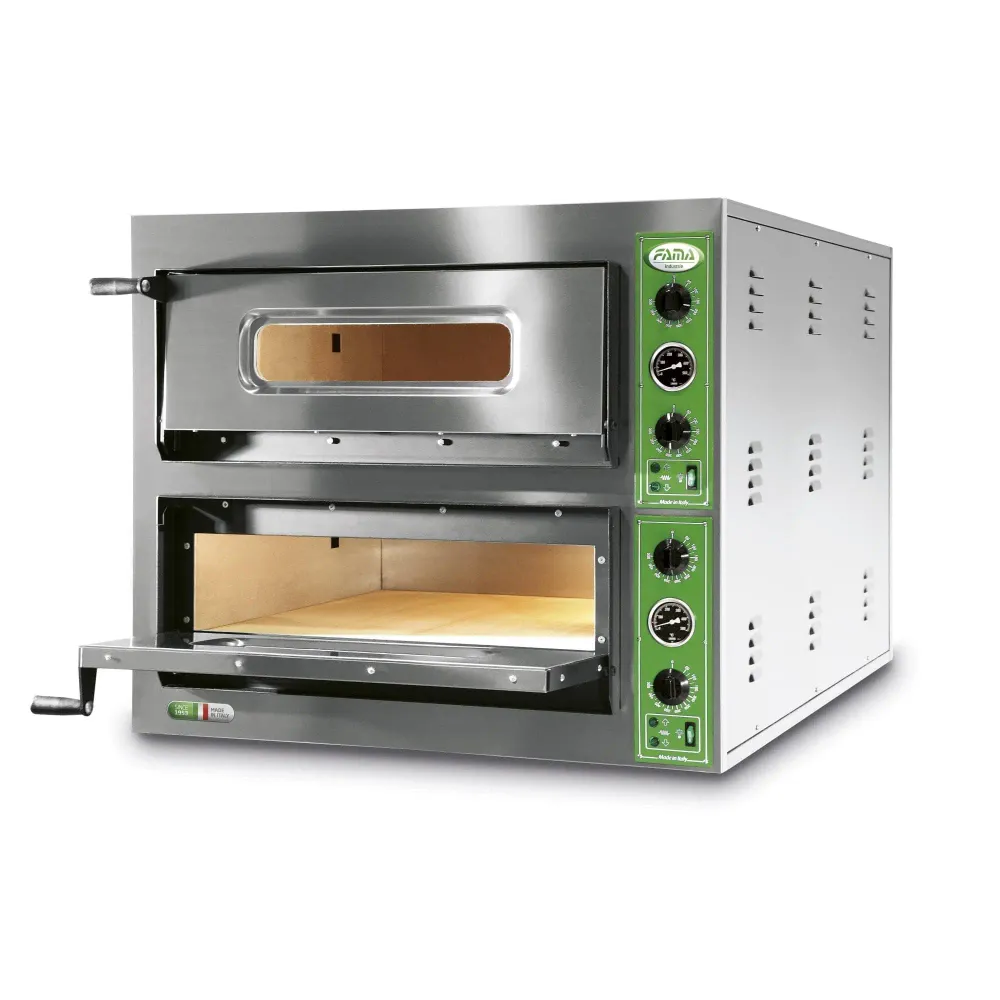 Forno per pizza inox 12 pizze ø36 cm b9+9m monofase Fama