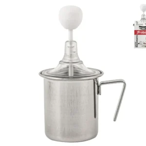 Frabosk Montalatte Manuale 'Caffè Macchiato' 1 Tazza | Schiumalatte Professionale Acciaio Inox | 100% Made Italy | Creamer...