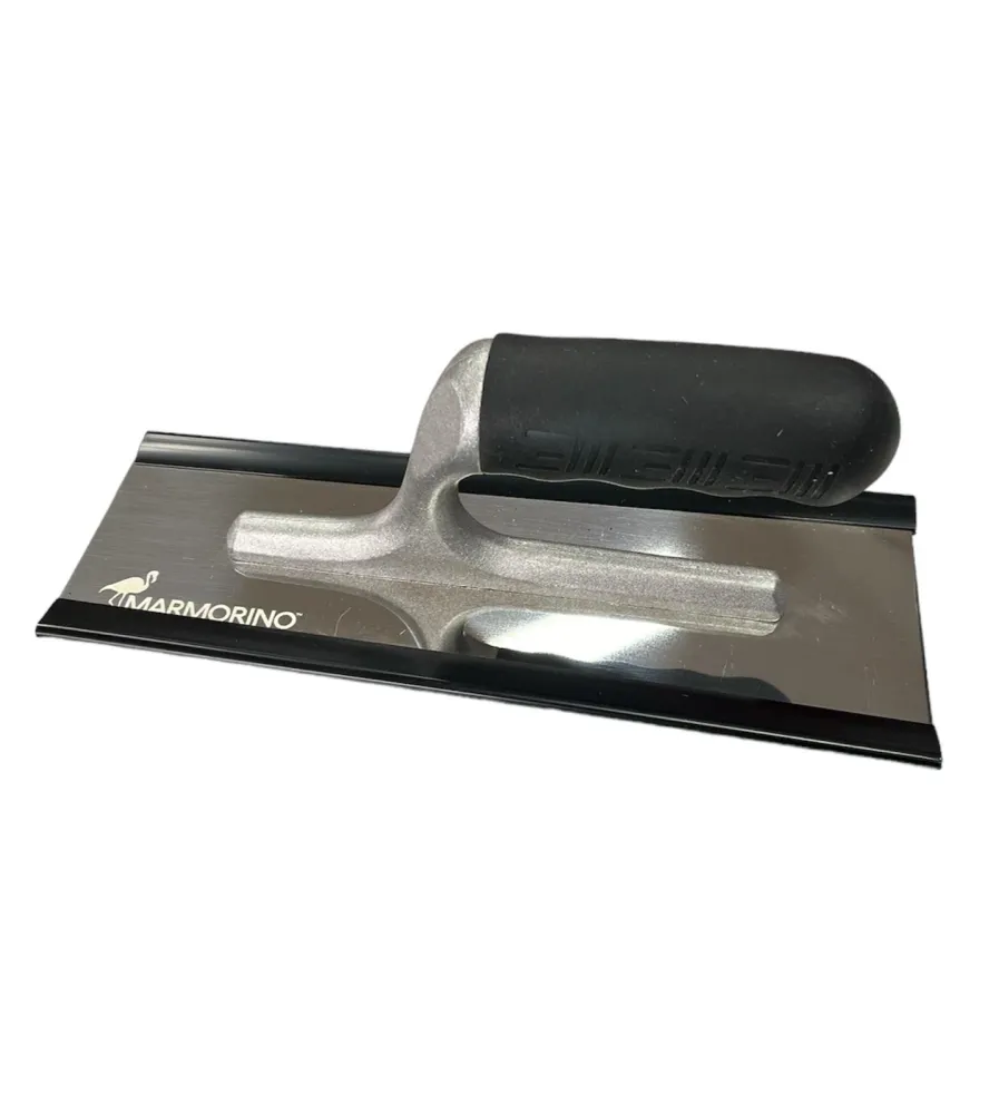 FRATTONE ACC.INOX 240*100 LUCID.TRAPEZIO. MANICO GOMMA