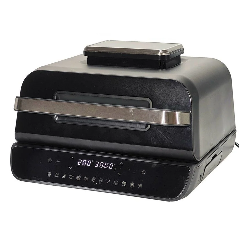 Friggitrice Ad Aria Multifunzione Con Grill 3.8lt 1800w Cestello 4.5lt Con Luce Oblò