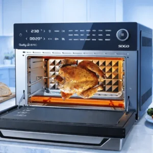 Friggitrice Forno e Disidratatore 30L 1800W con 18 Menu Preimpostati e Timer 12 Ore