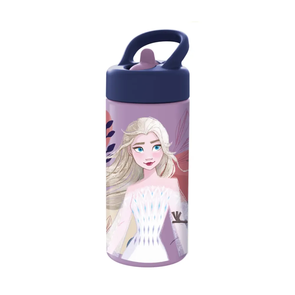 Frozen borraccia con cannuccia playground 410ml