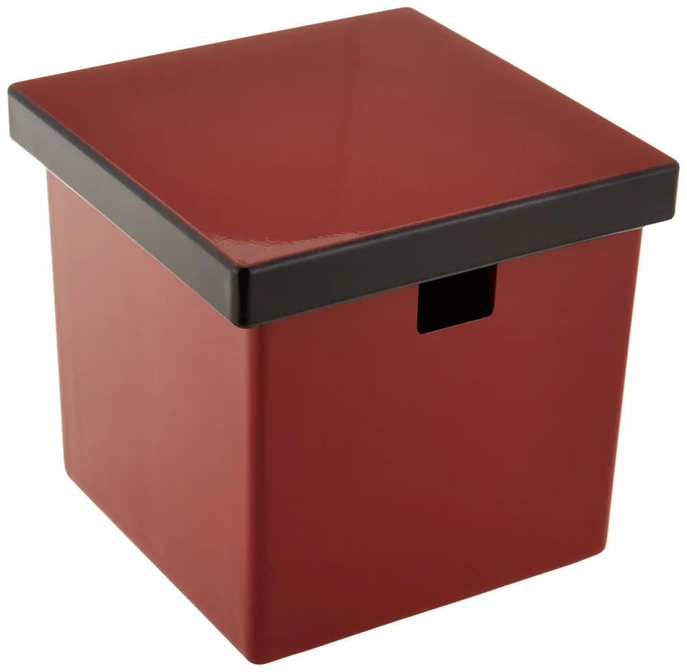 Fukui Craft Contenitore per Pickle Quadrato 37055 Rosso Nero