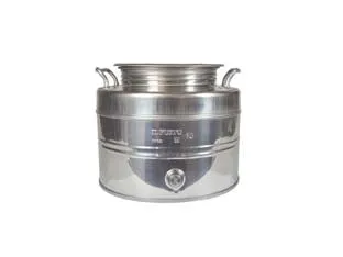Fusto Inox Per Olio Graffato Lt.10 Ø Mm.310X240H. Maffei
