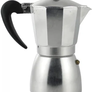 Galileo Caffettiera Pedra 2 Tazze Base Tonda Caffé Metallo Piastra Gas Elettrica