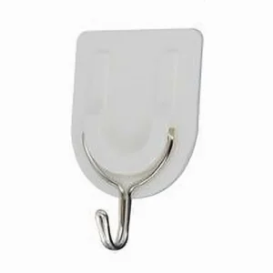 Gancio Attaccapanni Adesivo 1 Pz Da Parete Per Legno Porte Fashion Hook 59668