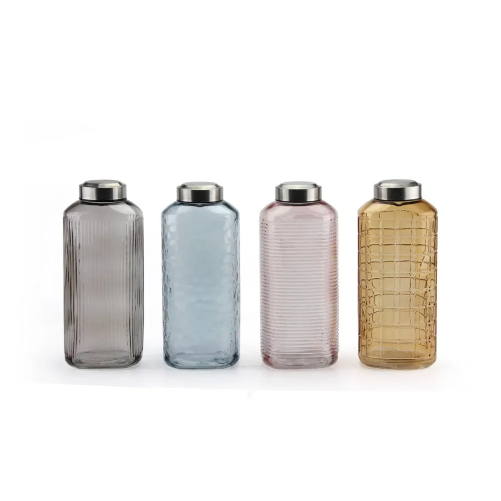 Garrafa de Vidro La Mediterránea Vidro 1,8 L (8 Unidades)