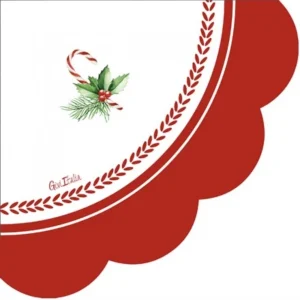 Givi Italia 16 tovaglioli cm 33x33 Candy Christmas