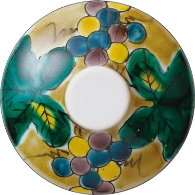 Glasst giapponese dessert giapponese / uva / plaid