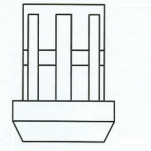 GOMMINO ANTIGRAFFIO PER GRIGLIA CUCINA GAS FITTINGS- FOSTER COD P0003 4 PZ