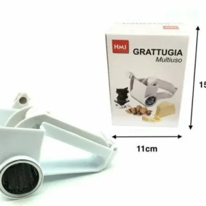 Grattugia Manovella Manuale Multifunzione Gratta Formaggio Utensile Cucina
