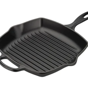 Griglia LE CREUSET Signature nera 26x26 cm