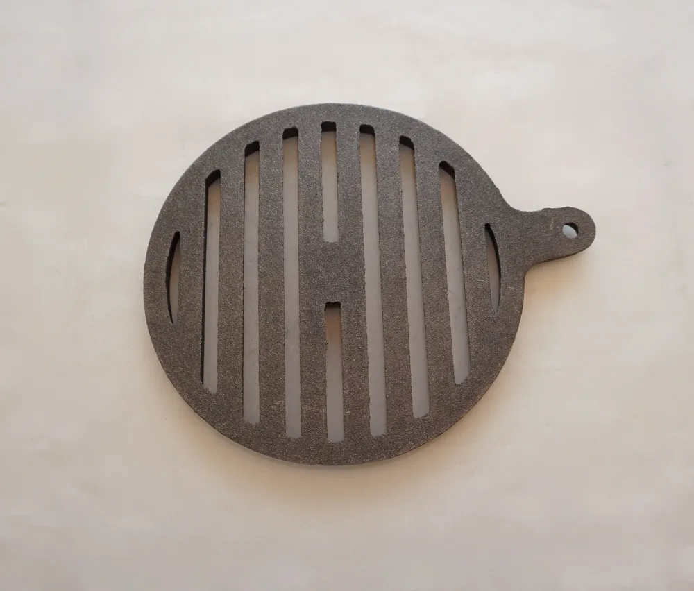 Griglia vibrante rotonda 18 cm griglia ghisa griglia per forno camino