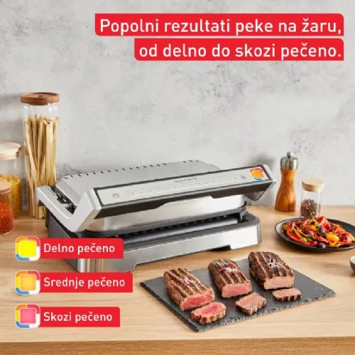 Grill da tavolo Tefal Optigrill XL GC784D30, 4 1, 12 programmi, 2200 W, capacità XL