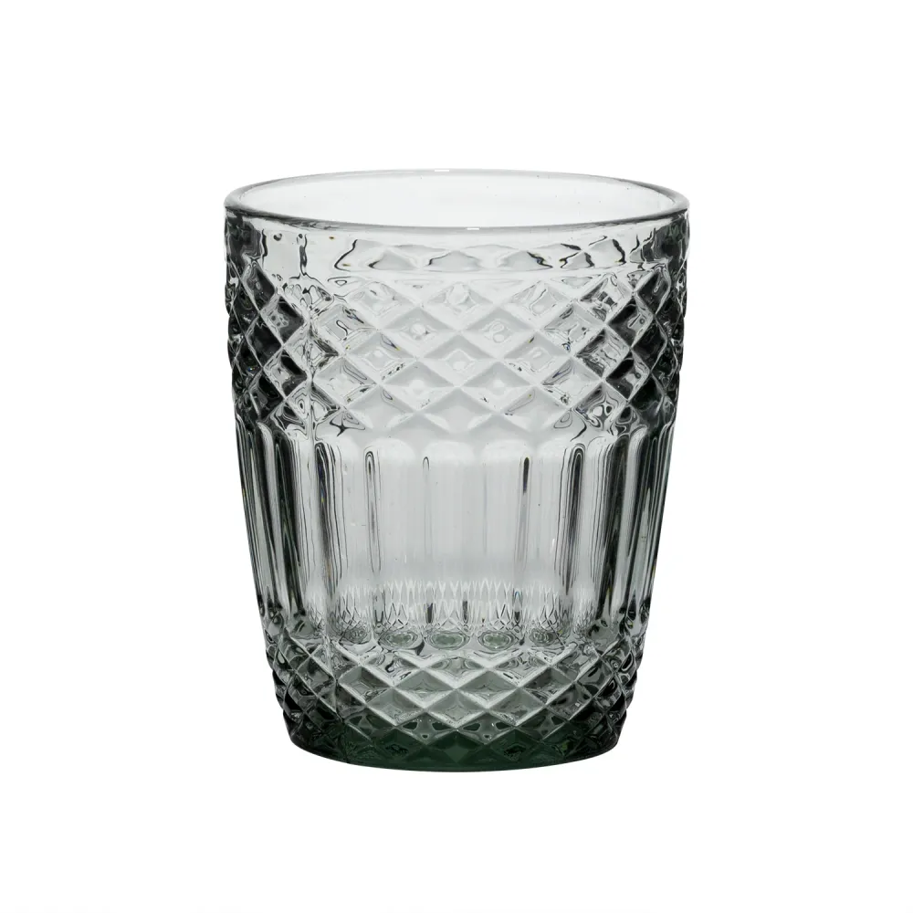 GUSTO CASA - Bicchieri vetro Imperial Grey 30 cl - set 6 pezzi