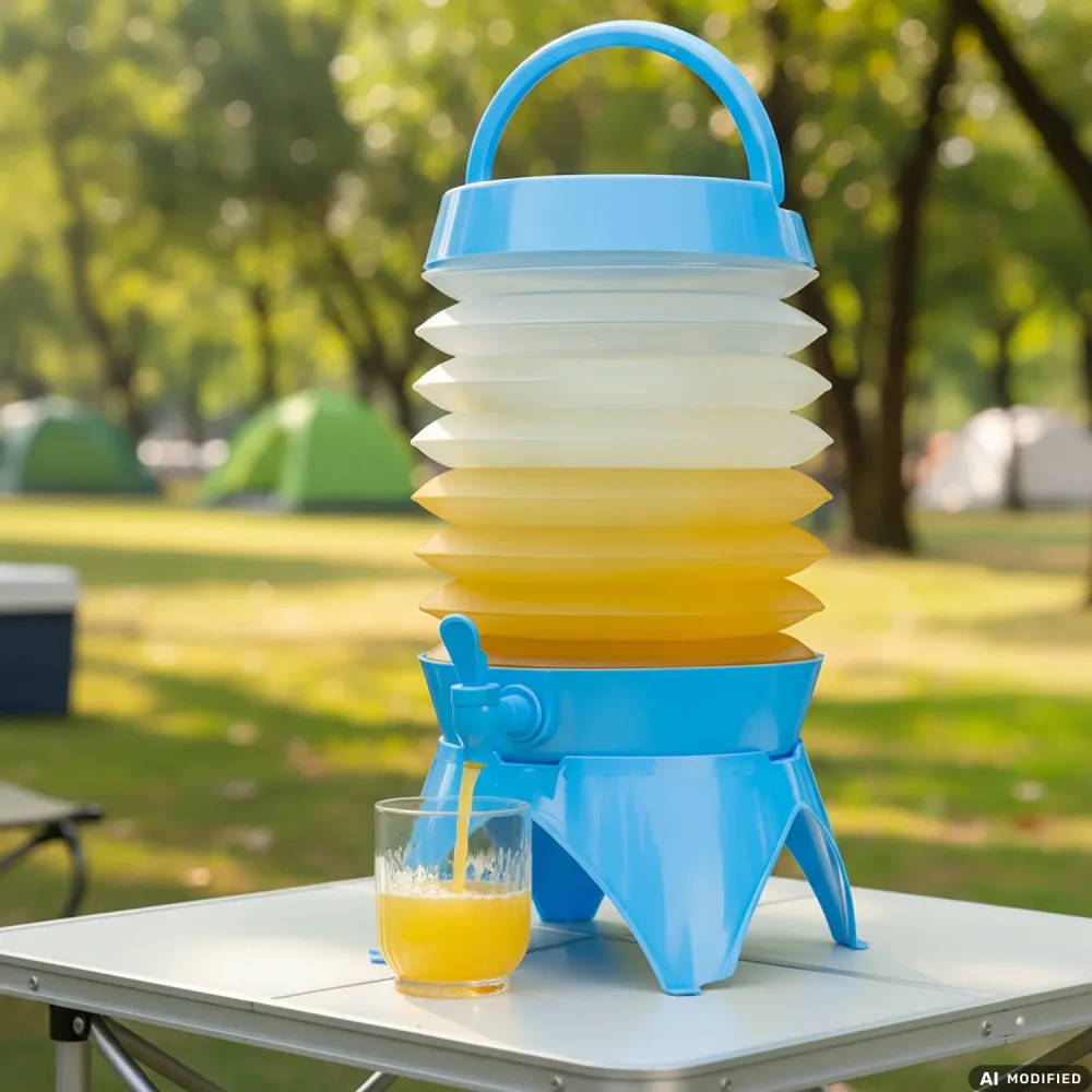 GUSTO CASA - Dispenser Bevande Pieghevole con Rubinetto 7,5 Litri