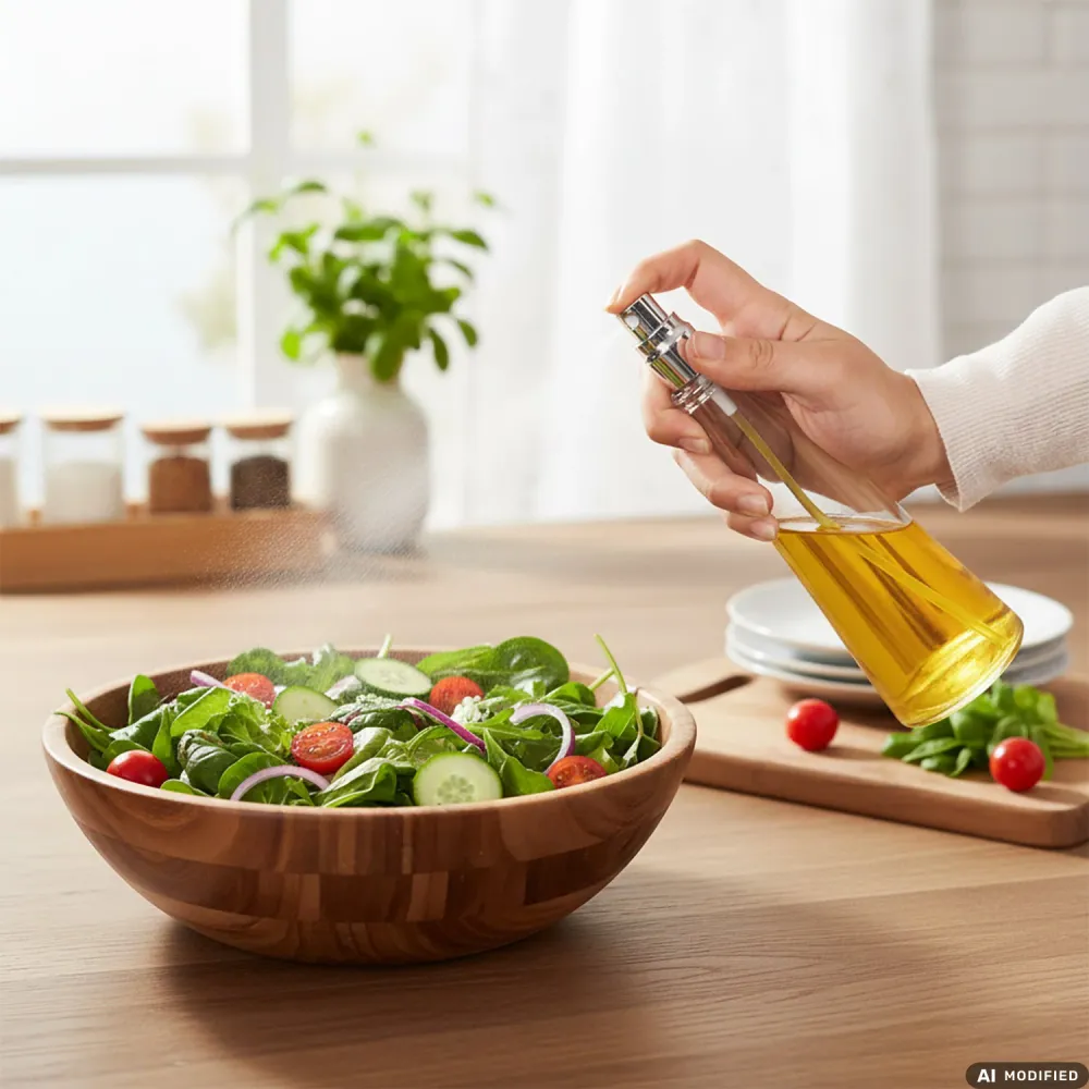 GUSTO CASA - Dosatore olio vetro con vaporizzatore 160 ml