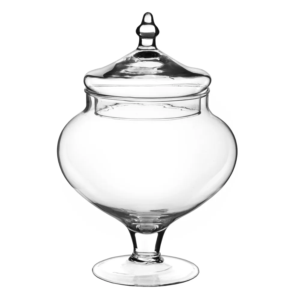 GUSTO CASA - Potiche Vetro con Coperchio Patisserie h27 diametro 18,7 cm