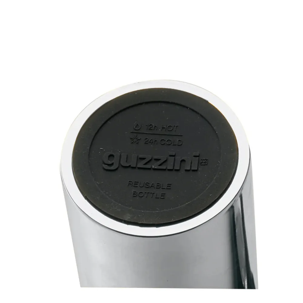 GUZZINI Energy Bottiglia Termica da Viaggio On Go L 750ml Bianco Acciaio Inox