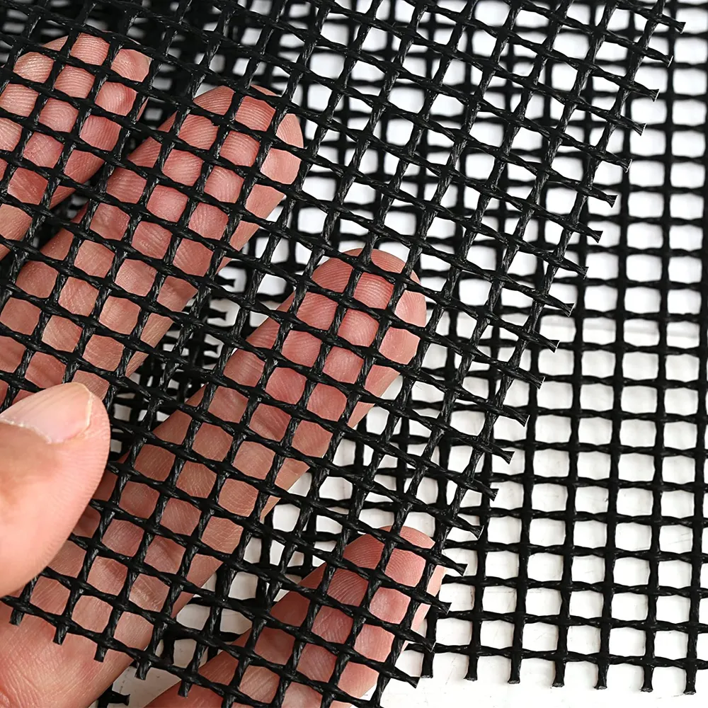 GWHOLE Set di 4 BBQ Grill Mesh Tappetino Antiaderente BBQ Griglia Rete Tappetini Teflon Grigliare Antiaderente Pesce Verdu...