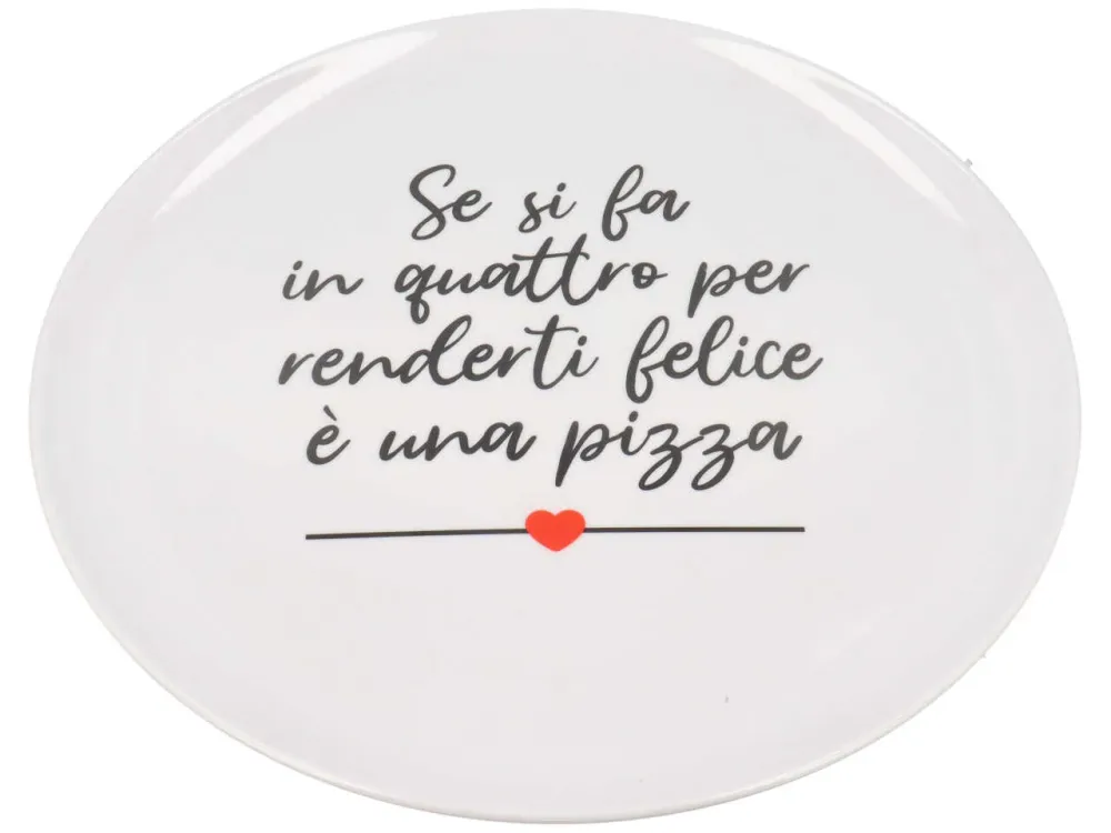 Happy piatto pizza melamina 33cm