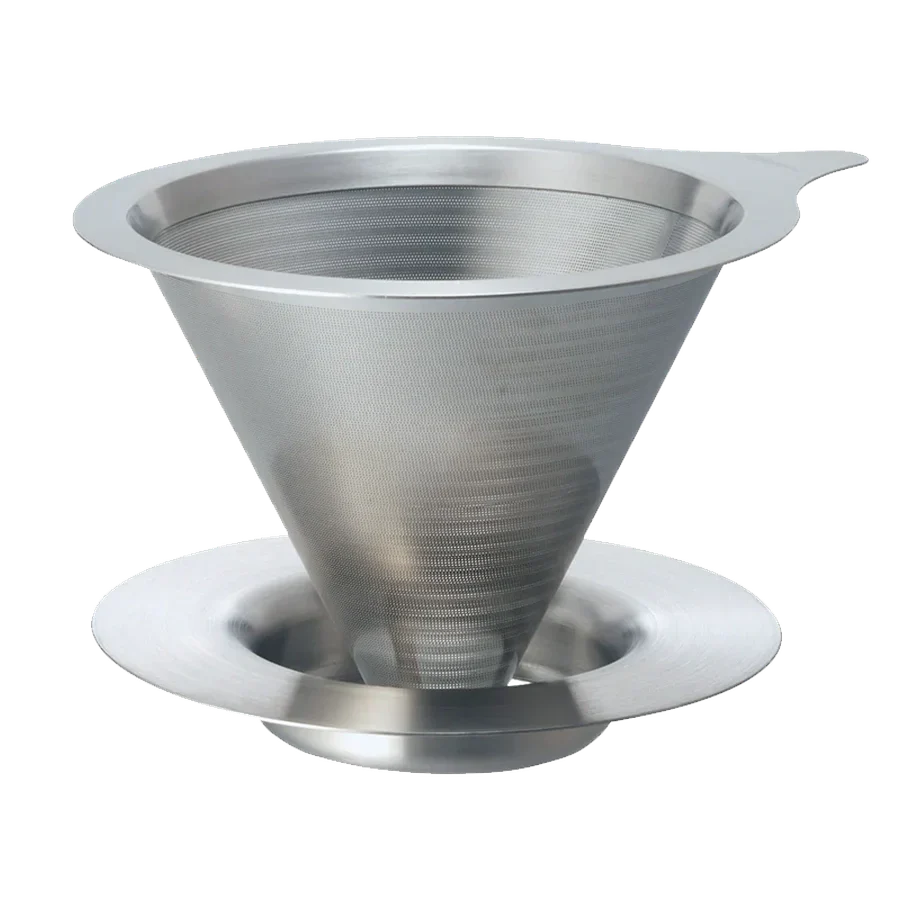 Hario Double Mesh Metal Dripper 01 Filtro mano acciaio inossidabile