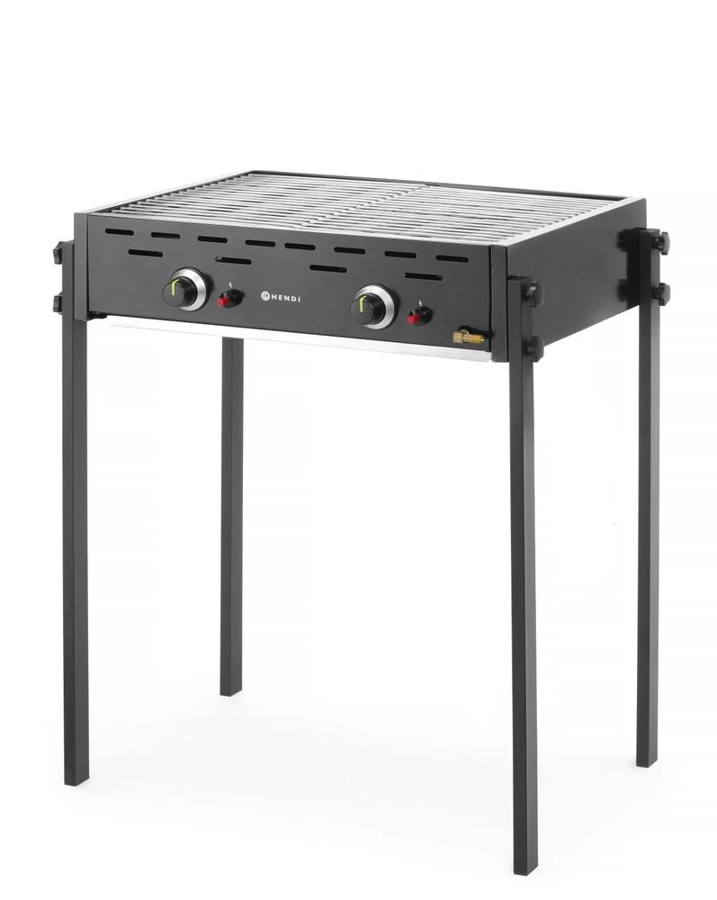 Hendi Gas Grill Roast-Master Pro Schwarz Black 11,6 kW
