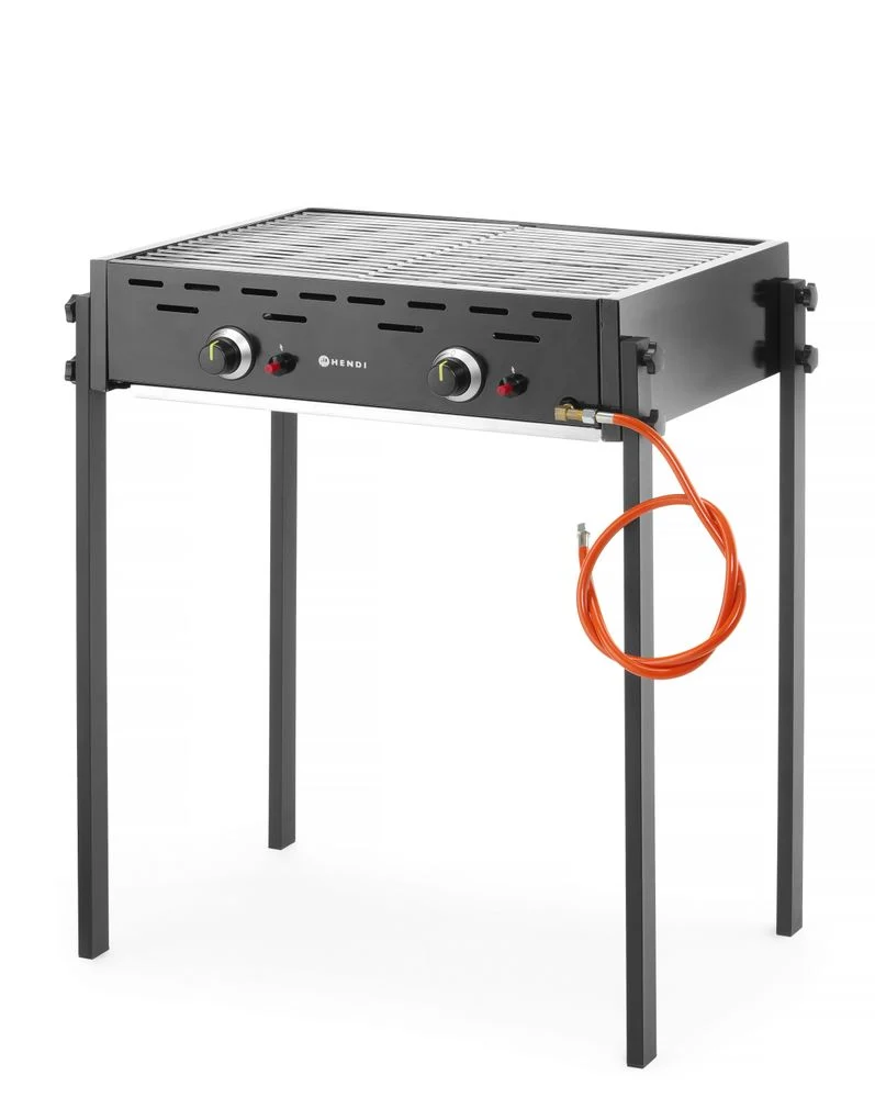 Hendi Gas Grill Roast-Master Pro Schwarz Black 11,6 kW