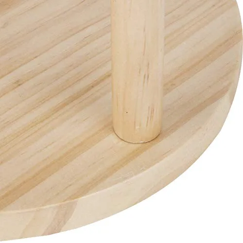 HERCHR Portabottiglie Legno, portabottiglie da appoggio per Bicchieri da Vino con 6 Fori per Bicchieri da Vino per Organiz...