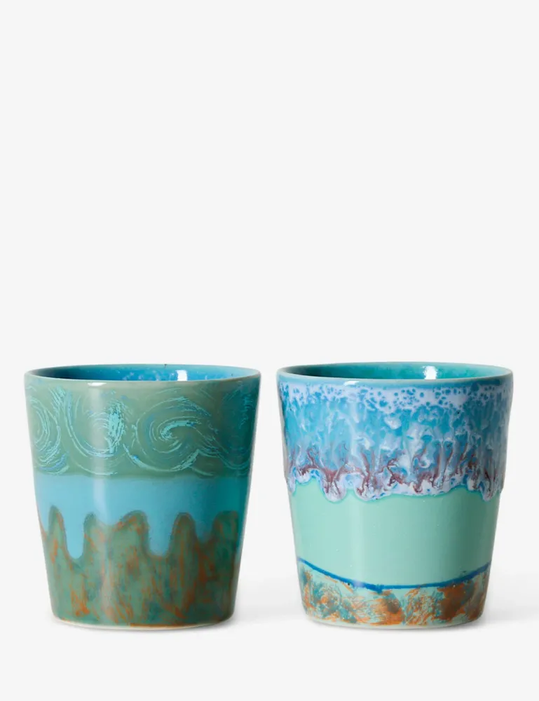 Tazza caffè Van Gogh 70s Ceramic 2 set HKLIVING