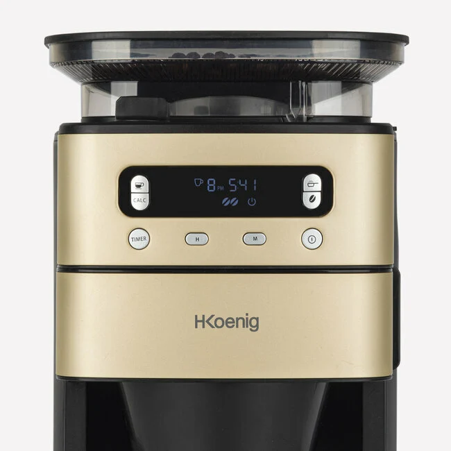 Ⓜ️🔵🔵🔵👌 H.Koenig MGX90 - Macchina per caffè americano con macina chicchi integrato, 1,4 litri