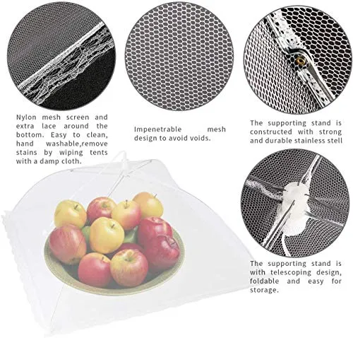 Homealexa Coprivivande Rete Pieghevole Anti Insetti Set 6 17 inch(6 Stücke)