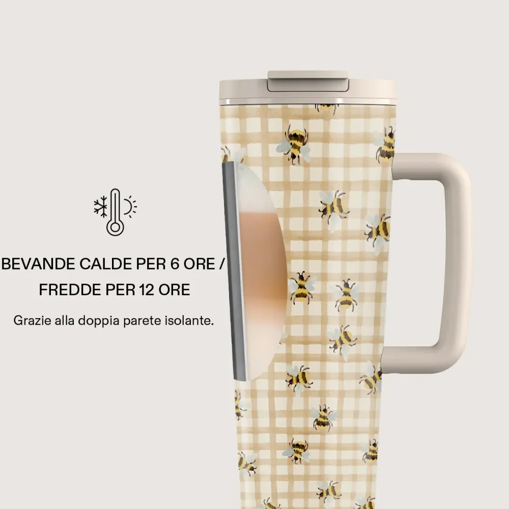 Honeycomb - Tazza da viaggio EasyGrip