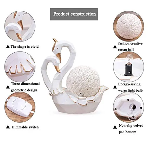 Hong Yi Fei-shop Ornamenti Cigno Creativo Inviare Regali pratici Ornamenti Cigno Soggiorno mobili Armadio Stanza del Vino...