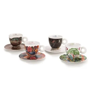 ILLY 24954 SET DA 4 TAZZE DA CAPPUCCINO ART COLLECTION BIENNALE ARTE 2024