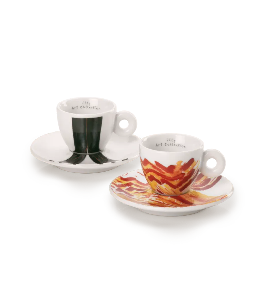 ILLY ART COLLECTION GENESI - SET DI 2 TAZZINE DA ESPRESSO (spedizioni internazionali đ)